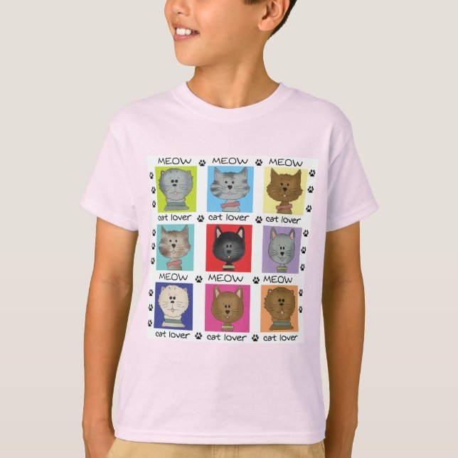 Meow Cat Lover Tshirts and Gifts (Front)