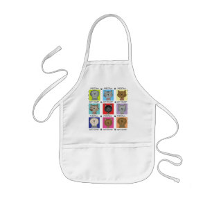 Meow Cat Lover Tshirts and Gifts Kids' Apron