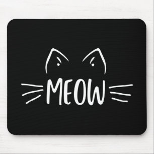 Meow Cat Mouse Pad