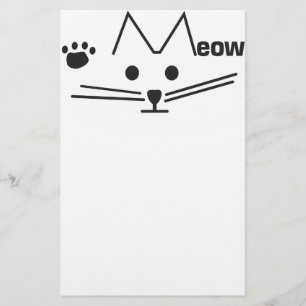 Meow Cat Stationery