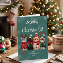 Meow Christmas Cat Holiday Party