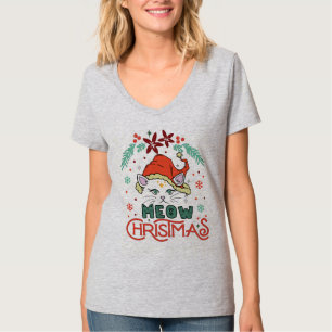 Meow Christmas, Merry Christmas T-Shirt
