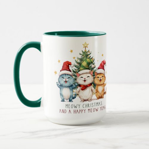 Meow Christmas Mug