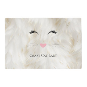 Meow Crazy Cat Lady Placemat