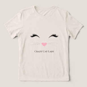 Meow Crazy Cat Lady Tri-Blend Shirt