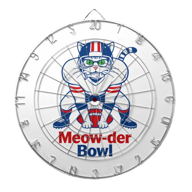 Meow-der Bowl  Dart Board (Front)