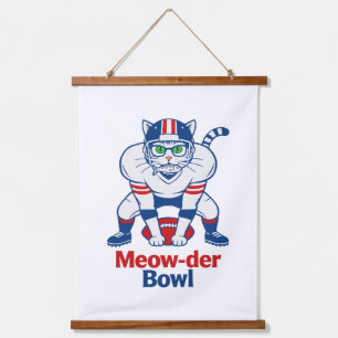 Meow-der Bowl Hanging Tapestry