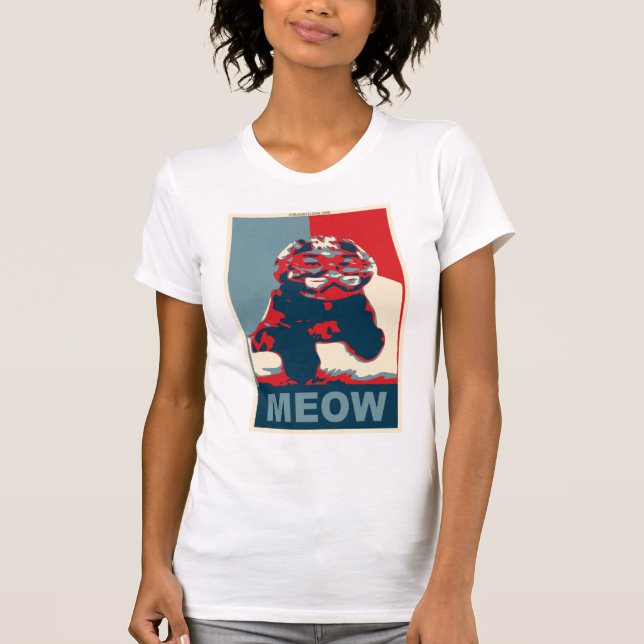MEOW - for a woman T-Shirt (Front)