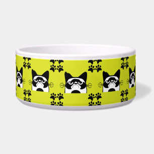 meow funny cat lovers accessories bowl