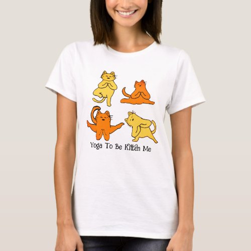 Meow_ga Master Hilarious Cat Yoga Pun T_Shirt