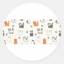 "Meow-gical Mornings" – Cute Kittens Seamless Patt