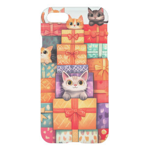 Meow Gift Birthday Tower iPhone SE/8/7 Case