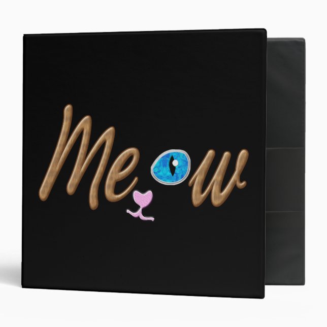 meow - ginger ring binder (Front/Inside)