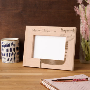 Meow Happy Cat Engraved Frames