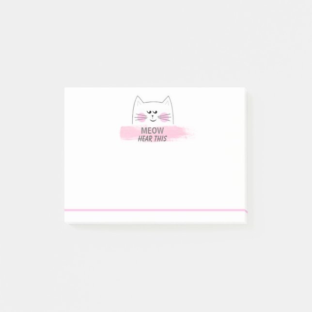 Meow Hear This! Notes (Front)