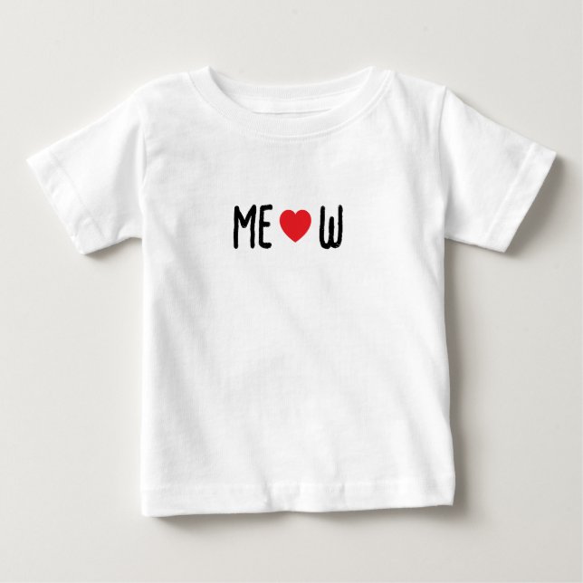 meow heart tee (Front)