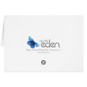 Meow kitty cat pink card (Back Horizontal)