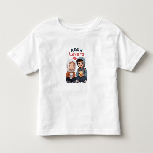 Meow lovers  toddler t_shirt