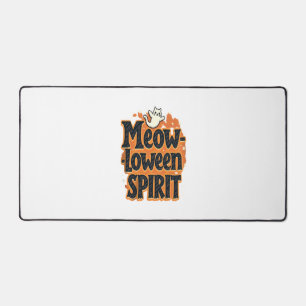 Meow-loween Spirit Cat Desk Mat