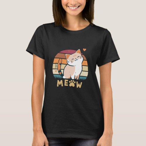 Meow Madness Feline Fun on Your Tee T_Shirt
