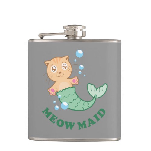 Meow Maid Flask