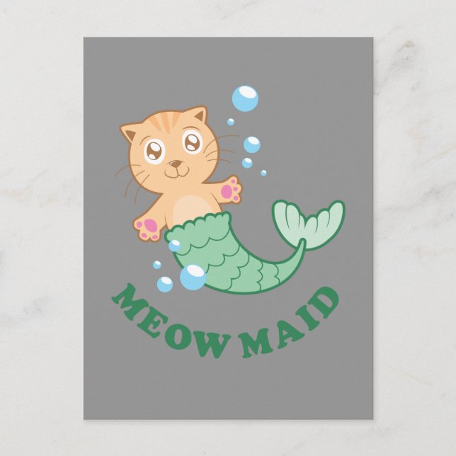 Meow Maid Postcard (Front)