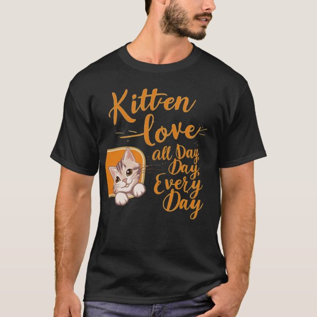 Meow Majesty National Cat Day T-Shirt (Front)