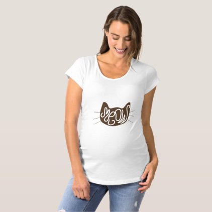 Meow Maternity T-Shirt