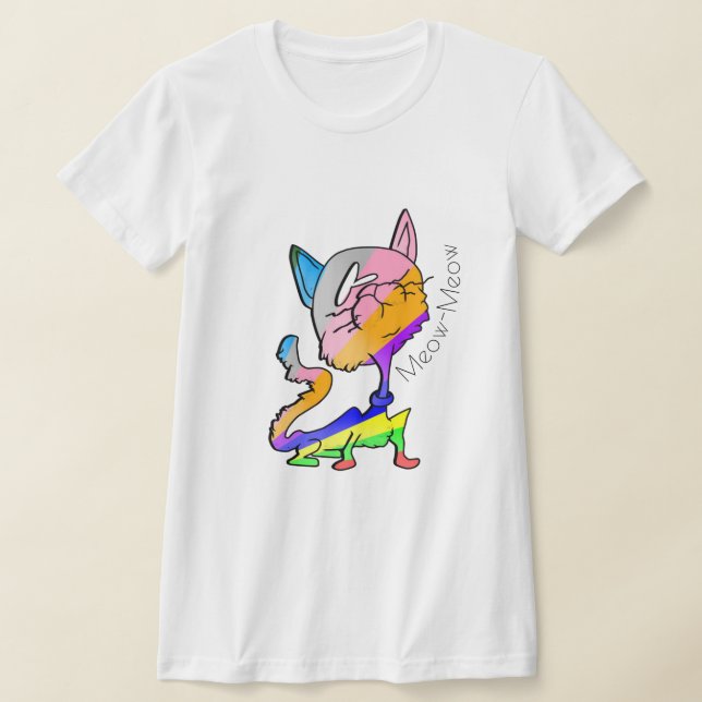 Meow-Meow D3 T-Shirt (Laydown)