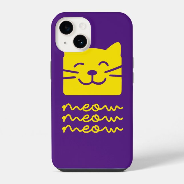 Meow Meow Iphone Case (Back)