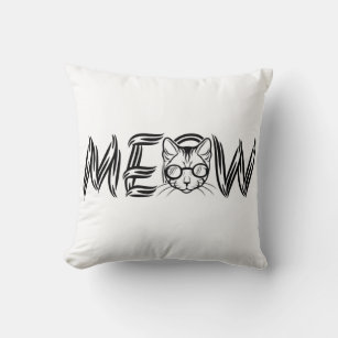 Cat Meme Pillow Cases, Meme Cushion Covers