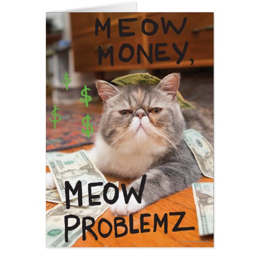 Meow Money, Meow Problemz Cards (Front)