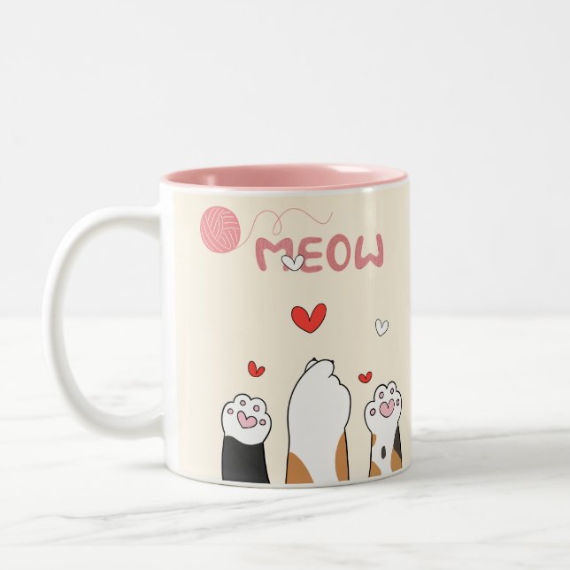 Meow mug (Left)