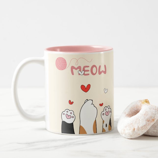 Meow mug (With Donut)