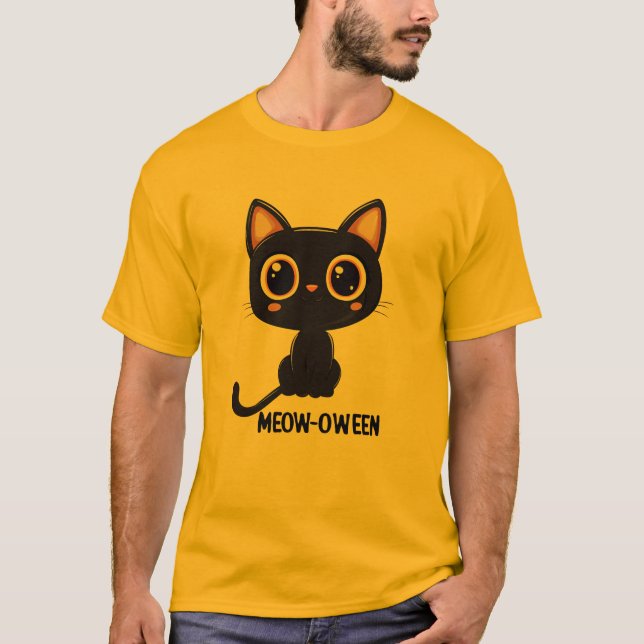 Meow-Oween T-Shirt (Front)