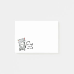 Meow Post-it Notes