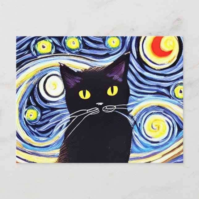 Meow Postcard (Front)
