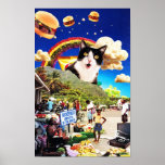 Meow Poster at Zazzle