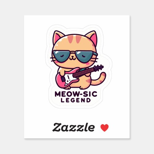 Meow_sic Sticker