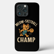 Meow Sketball Champ Funny Sports