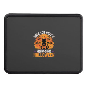 Meow-Some Halloween Black Cat Hitch Cover