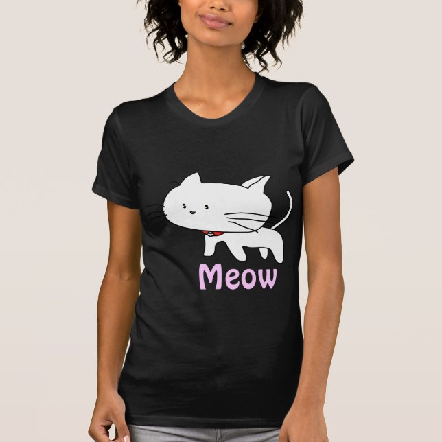 Meow the Cat. T-Shirt (Front)