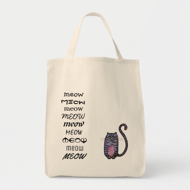 Meow Tote Bag (Front)