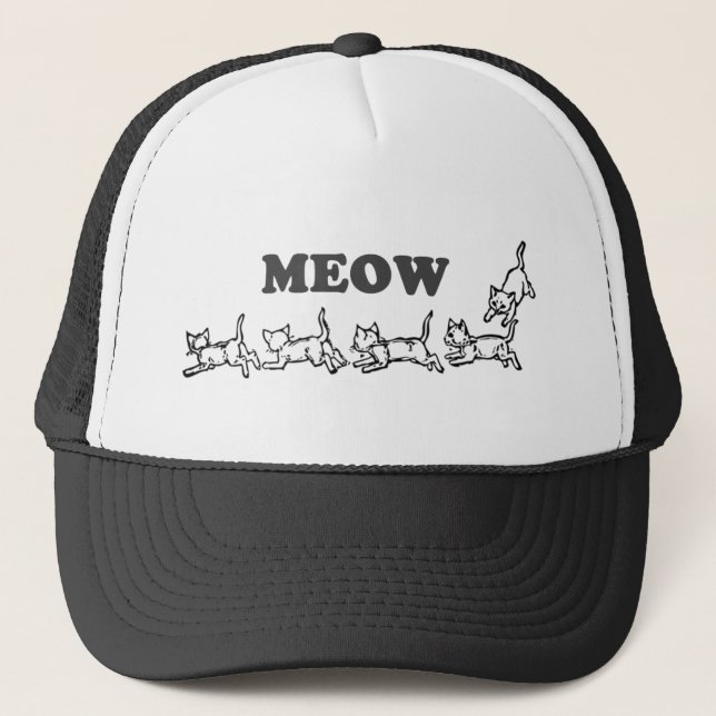 Meow Trucker Hat (Front)