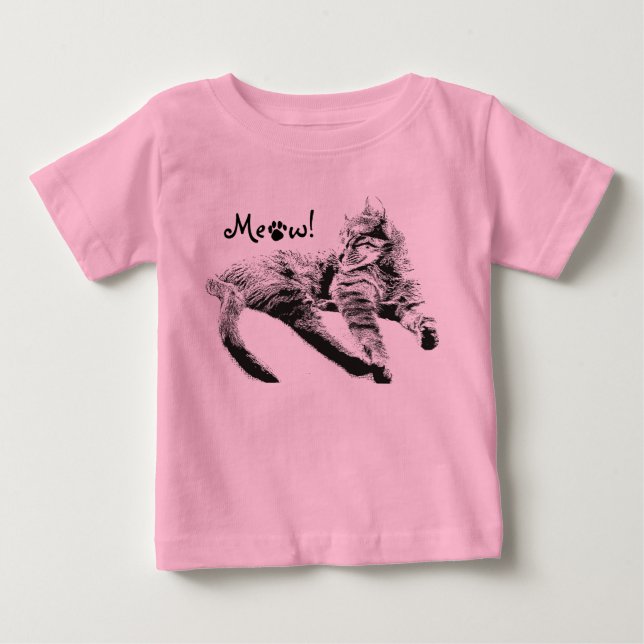 Meow Wear for Kids Baby T-Shirt (Front)