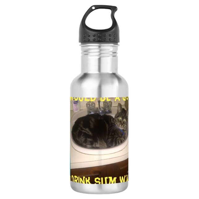 Meow would be a good time for water bottle (Front)