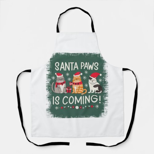 Meow_y Christmas Delight Festive Cats Collection Apron