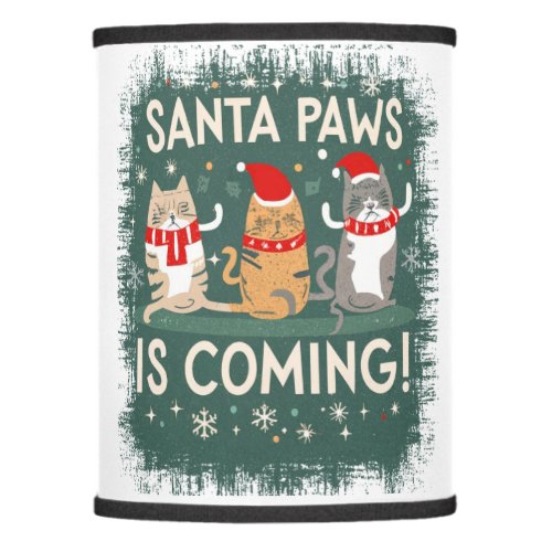 Meow_y Christmas Delight Festive Cats Collection Lamp Shade