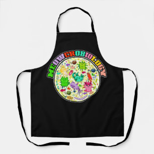 Meowcrobiology Cat Meow Microbiology Science Bacte Apron