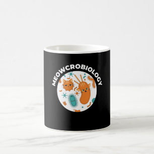 Meowcrobiology Microbiology Cat Kitten Coffee Mug